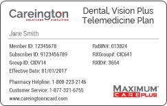 Careington Dental, Vision Plus Telemedicine Discount Plan
