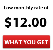 Low monthly rate of $12.00