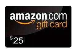 $25.00 Amazon gift card